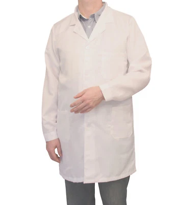 Laborkittel für Labor, Industrie, Medizin, weiß, Größe S-XXL - Bild 1 von 4