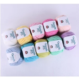 Cotton Yarn Knitting Crochet 10 SET (Pastel) Assorted Colors - Picture 1 of 7