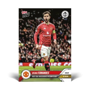 Topps NOW Europa League 2024/2025 - Card 024 - Bruno Fernandes Manchester United - Picture 1 of 2