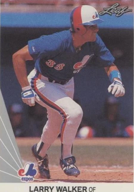 1990 Leaf - Larry Walker #325