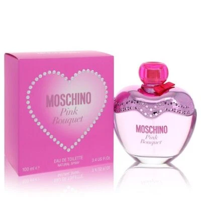 Perfume Moschino Pink Bouquet de Moschino EDT spray 3,4 oz/100 ml para mujer Foto 1 de 2