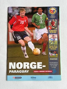 2006 Norway v Paraguay Programme and Teamsheet - Picture 1 of 3