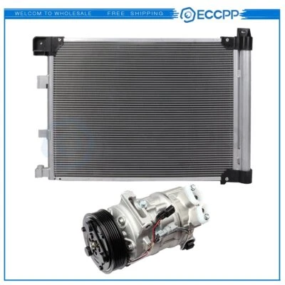 Kit de refrigeración de condensador de CA y compresor de CA para Nissan Sentra 2013-2015 Foto 1 de 4
