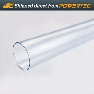 POWERTEC Clear Pipe, 2-1/2-Inch x 36-Inch Long, Rigid Plastic Tubing (70176) - Picture 1 of 9
