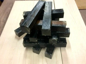 Gaboon Ebony-Exotics Hardwood-Pen Blank (10 pc) 3/4"x5"  Original Western Africa - Picture 1 of 6