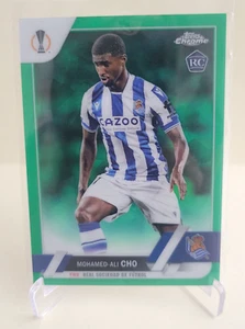 2022/23 TOPPS CROMATI UEFA ZAFFIRO MOHAMED-ALI CHO RC VERDE #3 Ser #50/70 - Foto 1 di 2