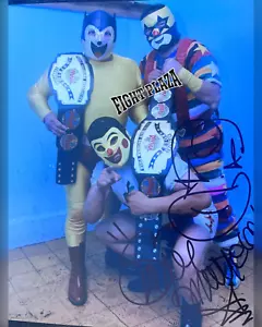 Super Muñeco Autographed 8x10 Photo Lucha Libre Pro Wrestling Leyenda AAA CMLL - Picture 1 of 1