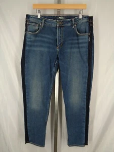 Silver Jeans Vintage Slim Side Stripe Tag Size 32 x 27 New - Picture 1 of 10