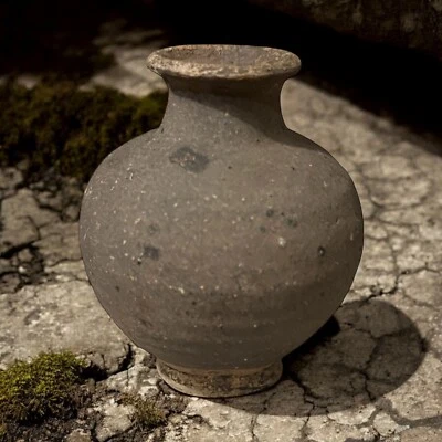 Chinese Yuan Dynasty Light Gray Pottery Jar - Image 1 of 4