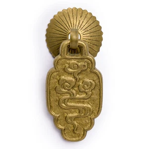 Hardware Philosophy Ru Yi Brass Hardware Pulls 2.4" - Set of 2 - Picture 1 of 9