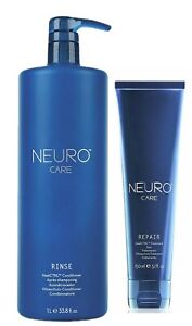 Paul Mitchell Neuro Care Lather HeatCTRL Shampoo 33.8 oz & CTRL Treatment 5.1 oz