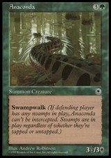 Magic the Gathering MTG Anaconda (158�) Portal   MP