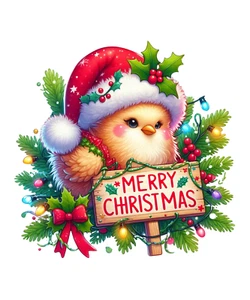 Merry Christmas Wall Decal Sticker 18X18cm Large - Picture 1 of 1