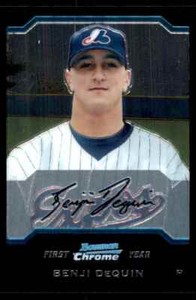 2004 Bowman Chrome Benji DeQuin RC Montreal Expos #295