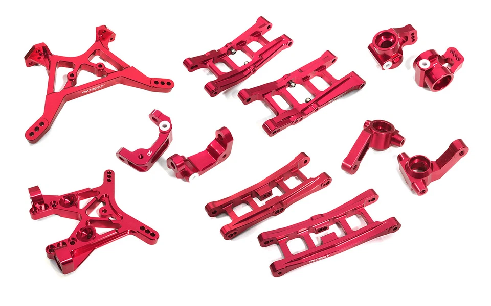 Billet Machined Alloy Suspension Kit for Team Associated DR10 Drag Race Car RTR - Image 1 of 1