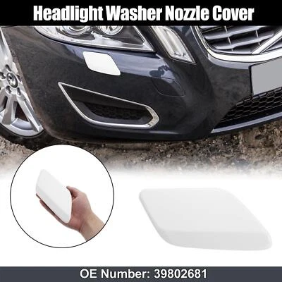 39802699 Cubierta de boquilla de lavado de faros derechos para Volvo S60 V60 2011-2013 blanco Foto 1 de 4