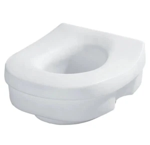 Asiento de inodoro elevado Moen DN7020, plástico, blanco glaciar - Imagen 1 de 2