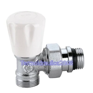 Caleffi 340302 Angled manual radiator valve D 3/8 for copper plastic pipes - Bild 1 von 1