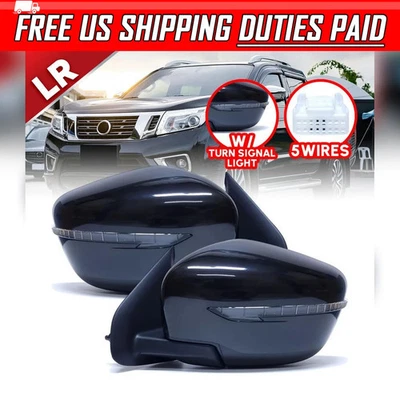 Espejo retrovisor lateral eléctrico LR 5 cables negro para Nissan Navara NP300 D23 2015-2019 Foto 1 de 4