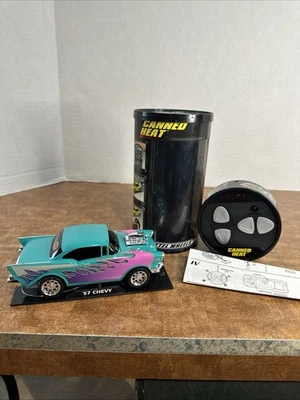 NEW 1999 Tyco RC Canned Heat ‘57 Chevy Bel Air Mattel Wheels Remote Control Car - Image 1 of 4