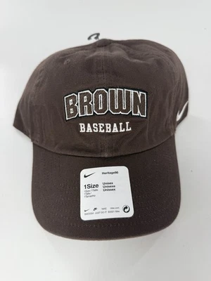 Boné Nike Brown University Bears beisebol masculino Heritage86 campus novo OSFM - Imagem 1 de 4