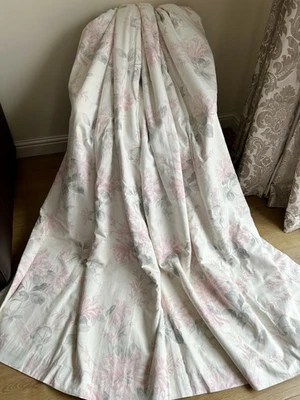 STUNNING BESPOKE LAURA ASHLEY HONEYSUCKLE TRAIL INTERLINED CURTAINS - Image 1 of 4