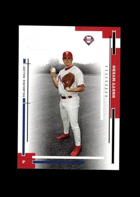 2004 Donruss Throwback Threads Silver Proof #154 Brett Myers Phillies #/100 - Image 1 of 2