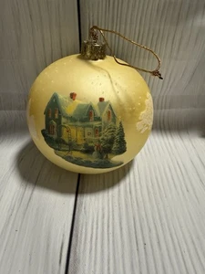 Thomas Kinkade Blessings Of Christmas Ornament - Picture 1 of 2