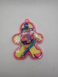 Vintage 1989 Lisa Frank Holiday Notizblock Set Weihnachten Lebkuchenform - Bild 1 von 4