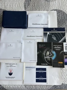 2019 MASERATI GRANTURISMO OWNERS MANUAL SET OEM USED - Picture 1 of 16