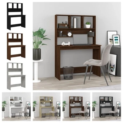 Schreibtisch mit Regal 102x45x148cm Holzwerkstoff mehrere Auswahl vidaXL - Bild 1 von 4