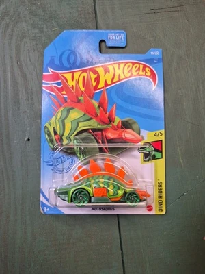 Hot Wheels Motosaurus Green Treasure Hunt TH Dino Riders Mainline GTC90 2021 Foto 1 de 4