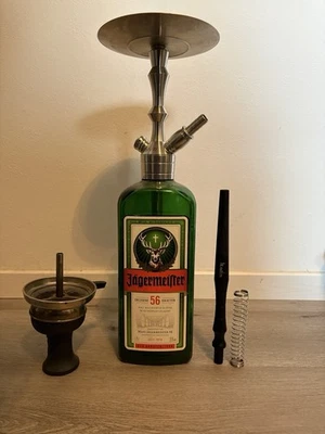 Aladin MVP 360 Shisha Edelstahl Hookah Komplettset Jägermeister - Bild 1 von 4