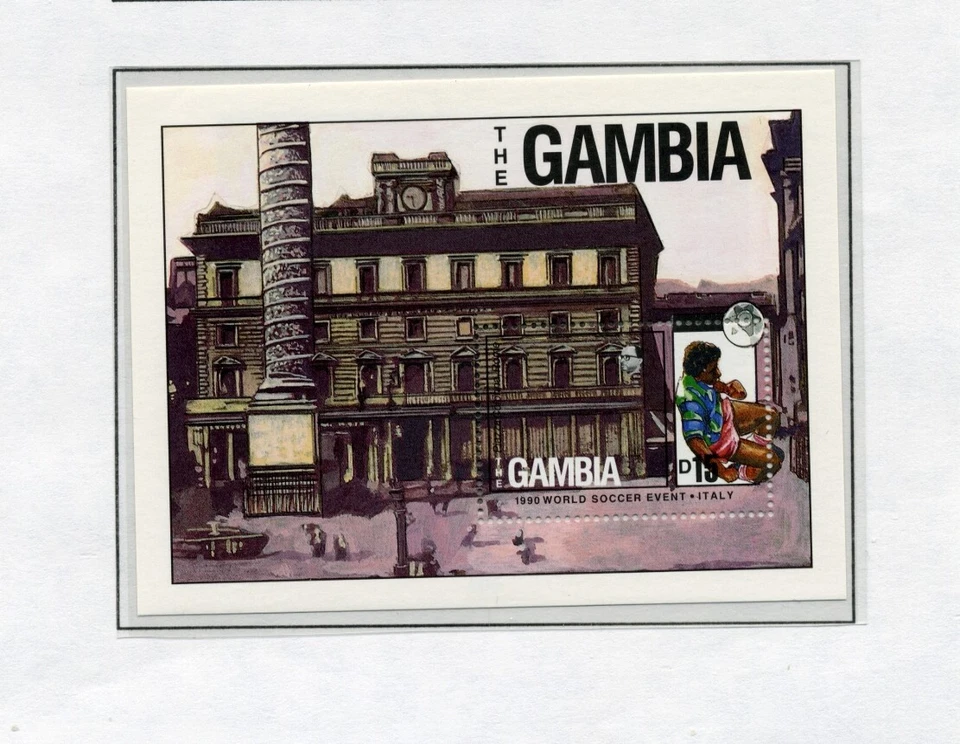 Gambia   MNH     875   World Cup Soccer  Italy      BE373 - Image 1 of 1