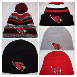 Arizona Cardinals New Era Beanies ~Knit Hat~Classic NFL Patch/Logo ~Cool ~New - Picture 1 of 6
