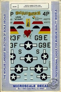 Microscale Decal 1/48 Republic P-47D Thunderboldt #48-330 - Bild 1 von 3
