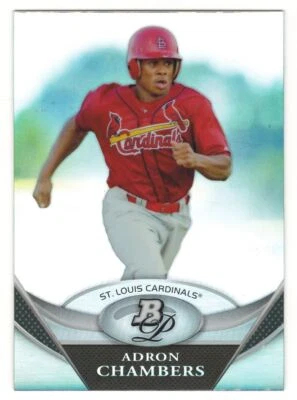 2011 BOWMAN PLATINUM PROSPECTS #BPP87 ADRON CHAMBERS RC ST. LOUIS CARDINALS - Image 1 of 2