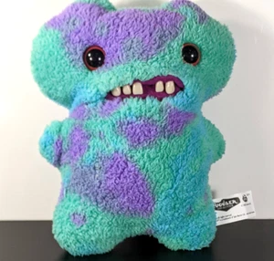 Fuggler Funny Ugly Monster Plush Gaptooth McGoo Festival Rave Toy Blue Teal Purp - Picture 1 of 7