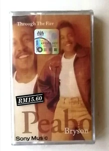 Though The Fire by Peabo Bryson Rare Malaysia Cassette Tape Brand New Sealed - Picture 1 of 3