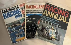 1966, 1968, 1969 Car and Driver Racing Annuals. Your choice. See Contents - Imagen 1 de 7