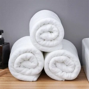 2pk Jumbo Bath Sheets Extra Thick Egyptian Cotton Soft Towels 500GSM 100x160 - Picture 1 of 8