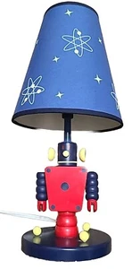 Atomic Robot Child's Lamp as is - Picture 1 of 2