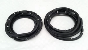 FRONT TWO 2 DOOR RUBBER RUBBERS SEALS FOR TOYOTA HIACE COMMUTER VAN H50 H60 H70 - Picture 1 of 1