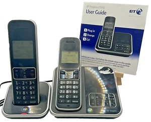 BT Inspire 1500 Twin digitale schnurlose Telefone & Anrufbeantworter funktionstüchtig mit Handbuch - Bild 1 von 11