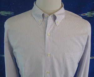 CAMISA DE VESTIR INFORMAL J CREW SHIRTS TALLA XL A RAYAS 2 CAPAS ALGODÓN BOTÓN DELANTERO J. - Imagen 1 de 6