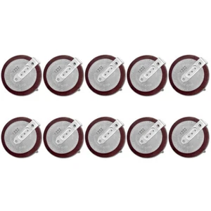 10x New VL2020/HFN Rechargeable Button Coin Battery 3V 90 Degree For Remote Car - Picture 1 of 4