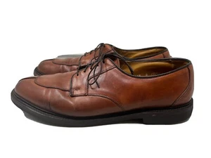 Allen Edmonds Mens Ashton 1628 Brown Leather Split Toe Oxfords Derby Size 13 B - Picture 1 of 12