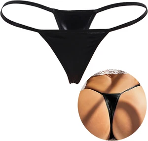 Ohyeahlady Finta Pelle Mini Perizoma Donna Sexy Hot Filo Taglie Grandi Elastica - Foto 1 di 12