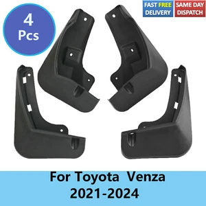 Guardabarros guardabarros delanteros traseros 4 piezas para Toyota Venza XU80 2021-2024 - Imagen 1 de 8