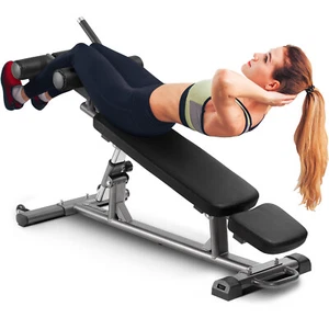 VEVOR Weight Bench Adjustable Situp Incline Bench for Home Gym Strength Training - Picture 1 of 12